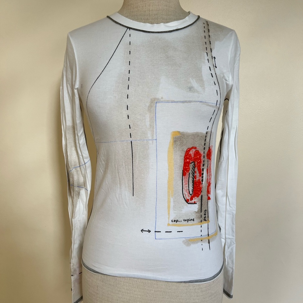 Long Sleeve Cop.Copine Blouse